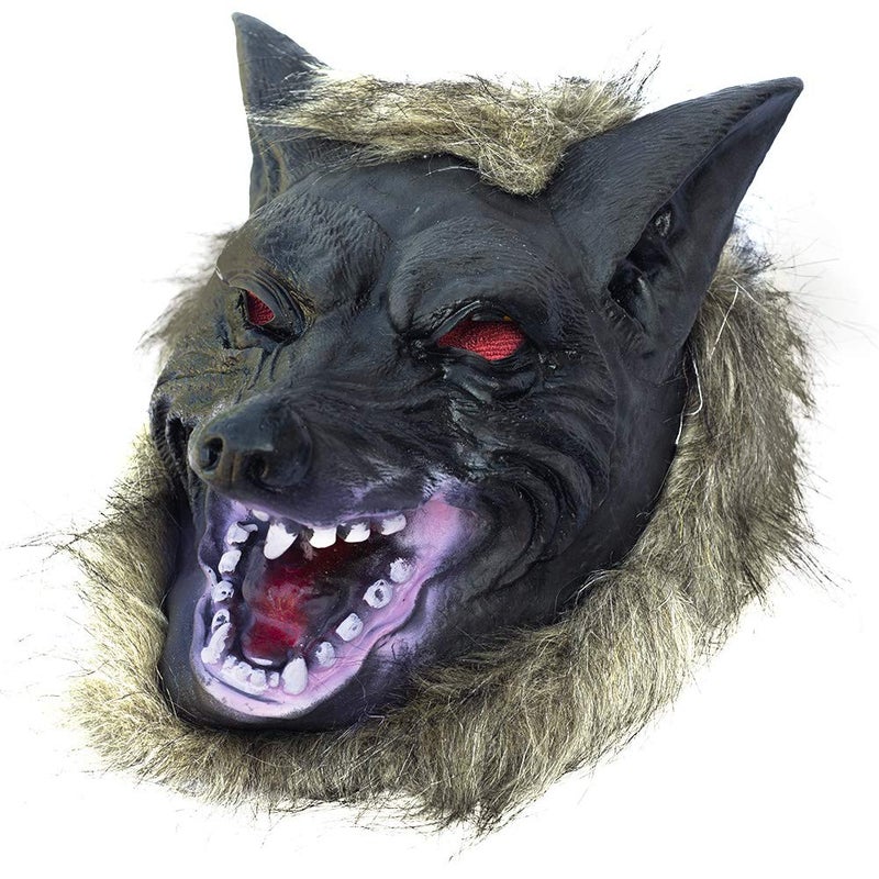 Lynkaye Holloween Horror Mask Party Cosplay Costume Werewolf Dress Up Mask - Wolf Head Mask and Claws - Image 2
